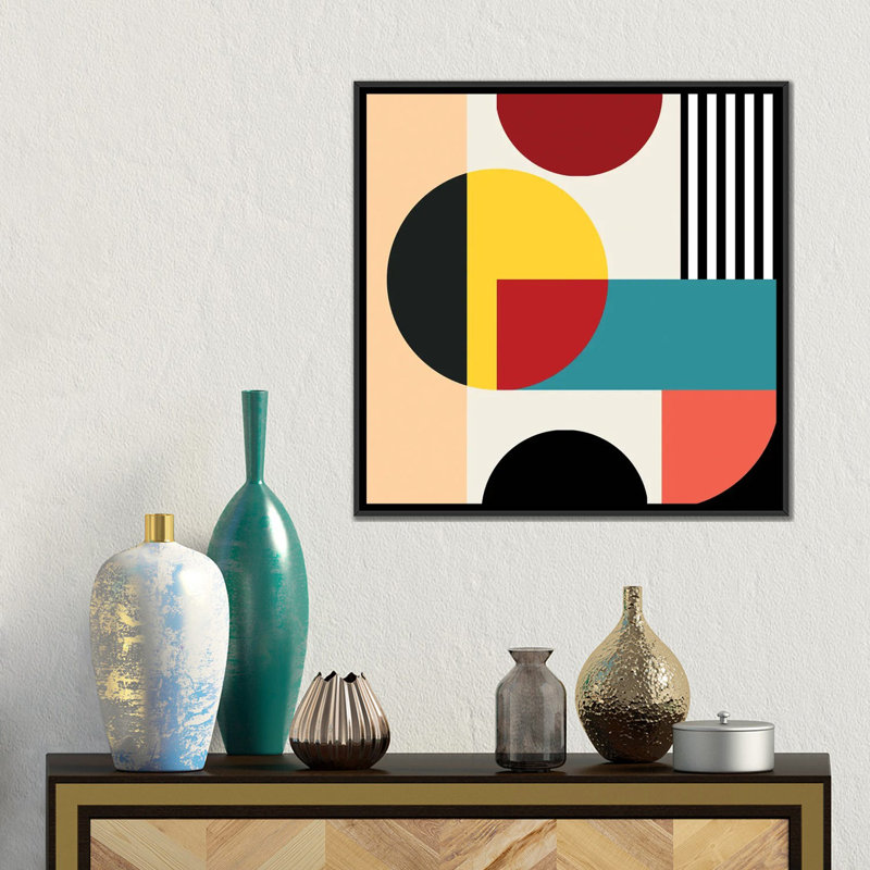 Astrow World - reproduction d'art murale encadrée, H 18 po x l 18 po, Reproduction encadrée sans passe-partout, Noir