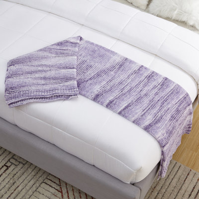 Cozy Tyme Annelise Soft and Quality Fabric Knit Throw 50" x 60"