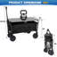 Table pliante pour chariot pliable