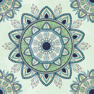 Mandala Ashley Printed Microfiber Sheet Set