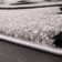 Kas Floral Machine Made Power Loomed Polypropylene Area Rug in Gray/Black