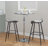 Kalsum Upholstered Counter Stool with Metal Frame-1041654196-1041654198