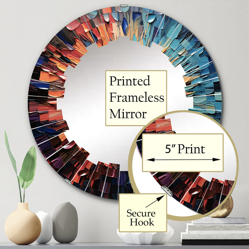 Miroir mural Zelem, 24 po x 24 po