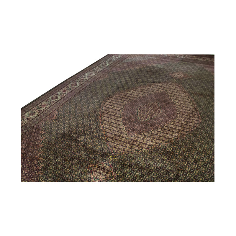 Hand-Knotted High-Quality Gold Area Rug