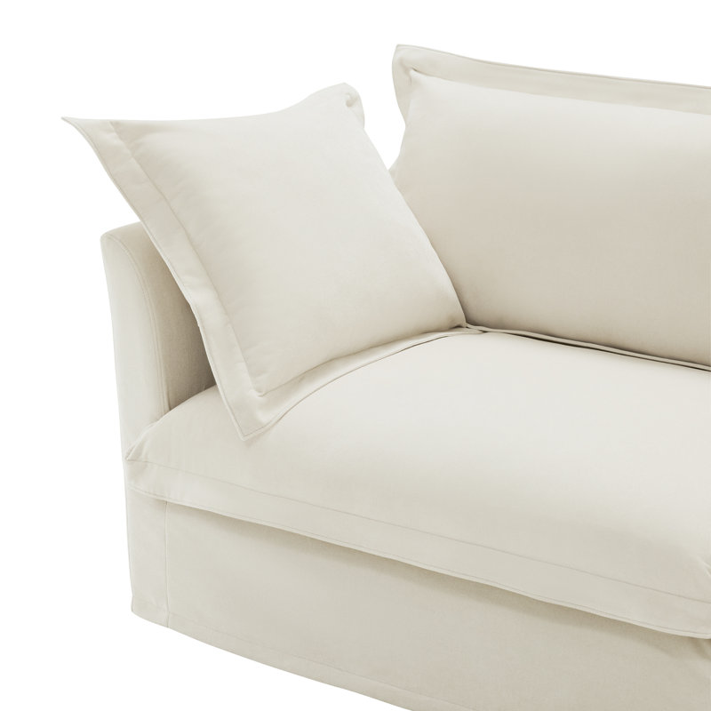 Canapé Koala LSF avec 1 coussin - crème, Crème, Retour à gauche