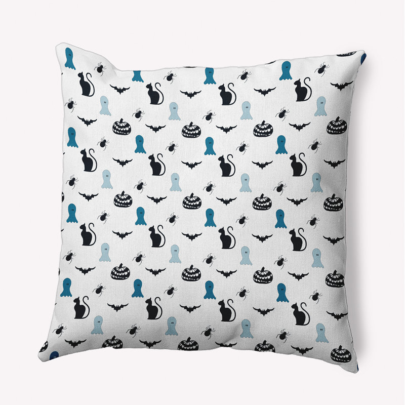 Coussin Vinco, 16 po x 16 po, Bleu sarcelle irréel