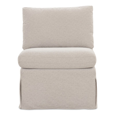 Chaise de salle à manger rembourrée avec housse Hennécy