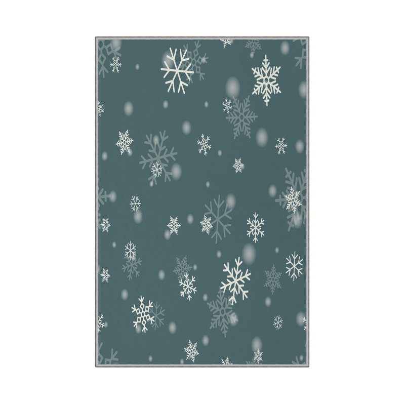 Antibacterial Hall Carpet (2.6 x 6.6 Ft) | 100% Polyester, 0.4 in Pile Height | Non-Slip PVC Dot Underside, Machine Washable | 3D Digital Printing, Durable & Stylish for Entryways, Living Rooms & More