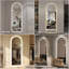 Miroir mural incassable de 65 po x 21 po avec gradation lisse, conception symétrique, idéal pour les vestibules, éclairage réglable en 3 couleurs, verre cuivre HD, chambres modernes