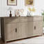 Buffet 55 po à 4 portes avec portes et tablettes-943209011
