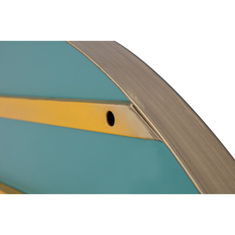 Metal Wall Mirror, 292.1 cm H x 292.1 cm W