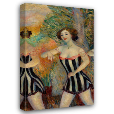 «Pony Ballet» par William James Glackens - Art mural sur toile tendue avec châssis