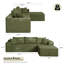 Canapé 2 pièces sans assemblage avec coussin Kustas-73553558