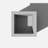 Abram Plastic Square Planter Box-55822541