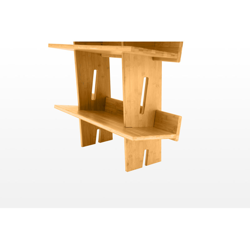180cm H x 80cm W Solid Wood Standard Bookcase