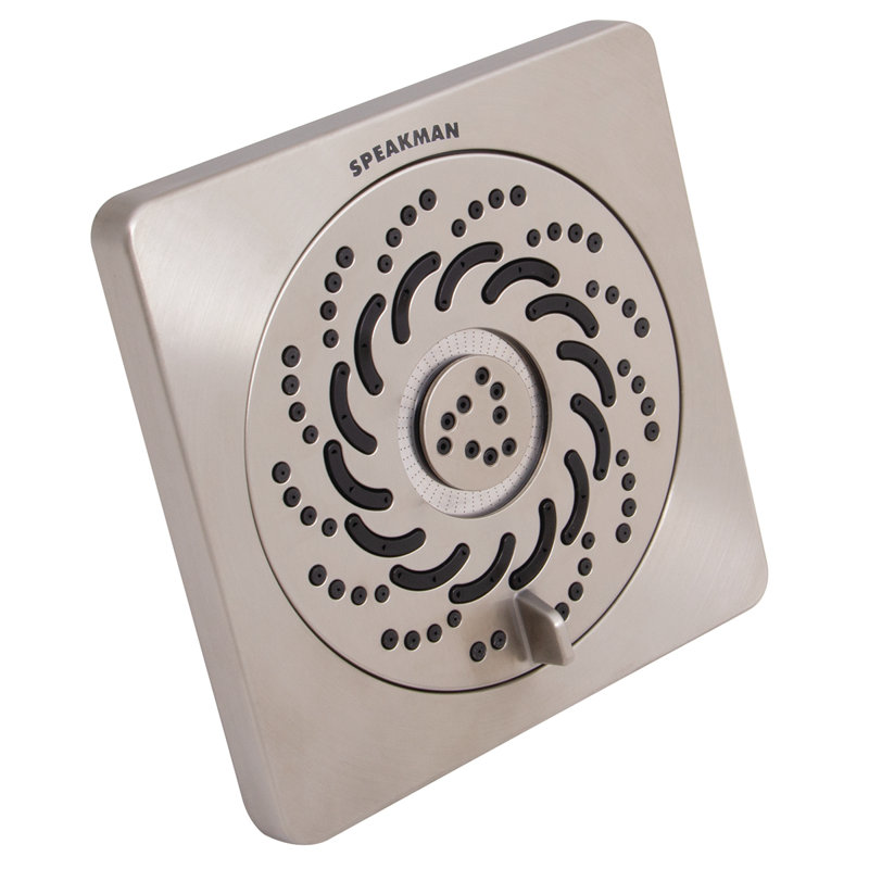 Kubos Exhilaration Shower Head, Brushed Nickel, 2.0 GPM