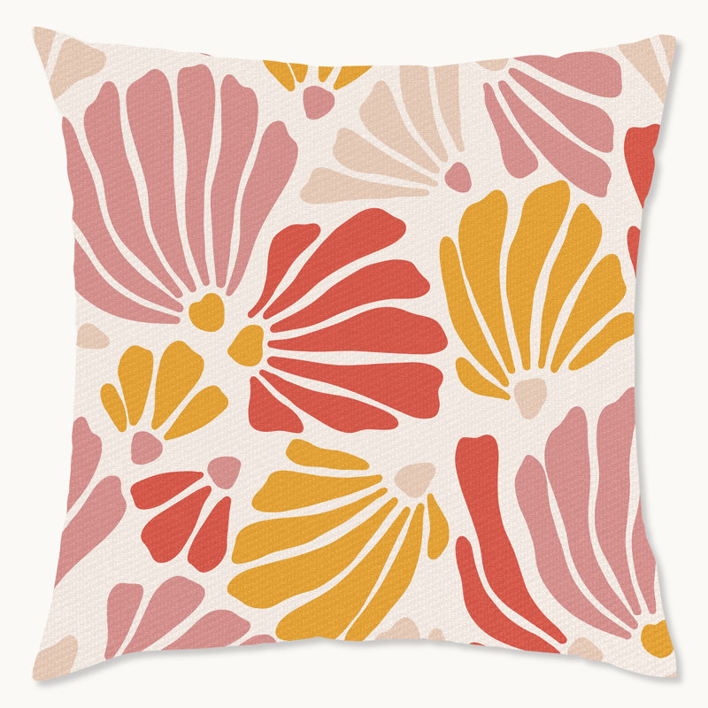 Floral Throw Pillow