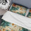 Literie rustique à motif cachemire turquoise et jardins-830335020