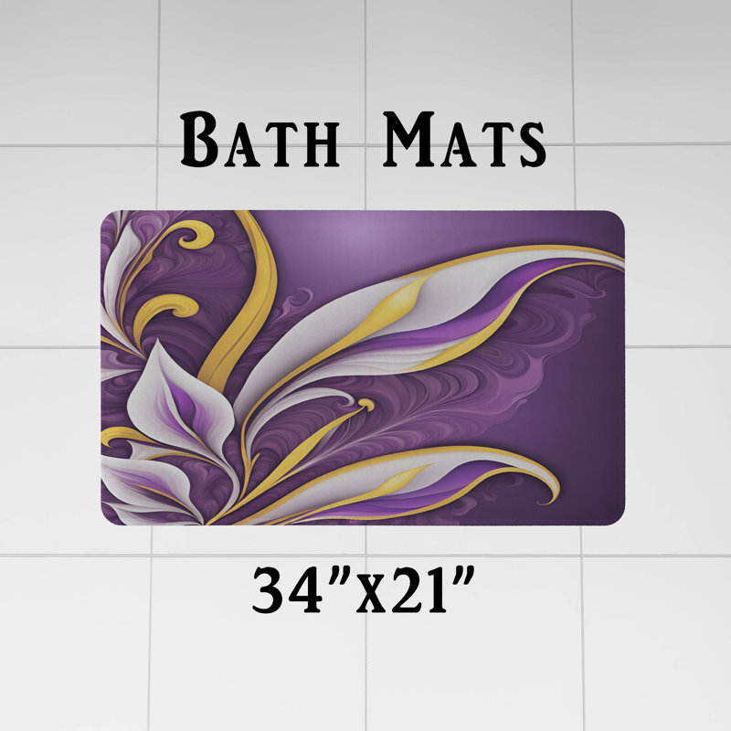Rideau de douche Floral, H 83 po x l 70 po