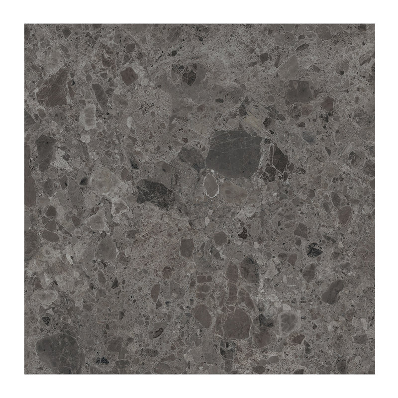 Ambience 24" x 24" Porcelain Stone Look Wall & Floor Tile, Deep Gray