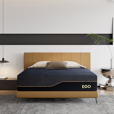 EGOHOME 14" Medium Copper Infused Gel Memory Foam Mattress