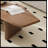 " Walnut Ash Wood Coffee Table | Solid Wood & Mdf | Modern Minimalist For Small Spaces
