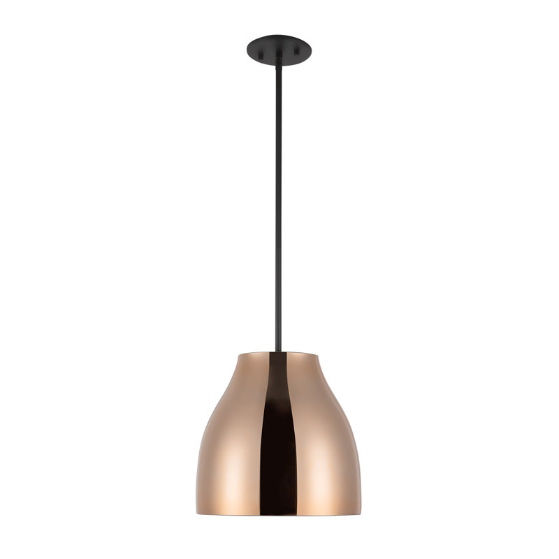 1 - Light LED Pendant, Copper