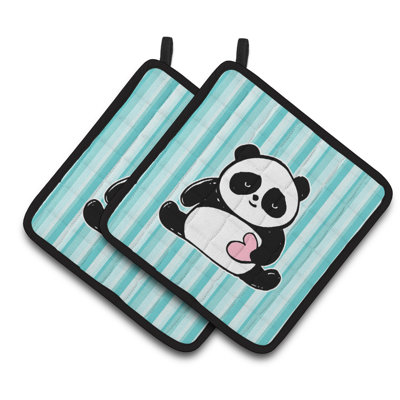 Caroline's Treasures Striped Polyester Potholder