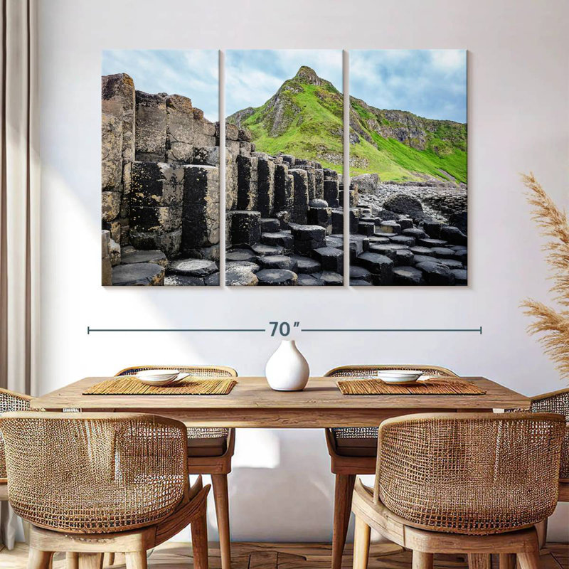 Rorry Giant's Causeway Basalt Columns, 42" H x 65" W