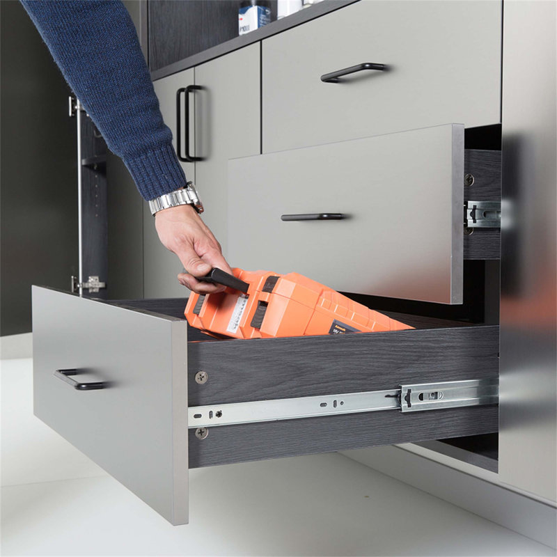 Astro Series Metal Wall Mounted Storage Cabinet With Soft-Closing Drawers And Doors, Durable And Stylish Kitchen Organizer