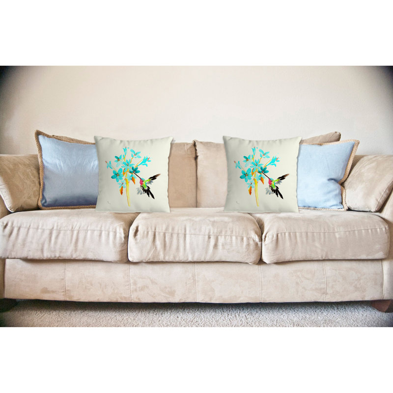 Coussin intérieur / extérieur Hummingbird