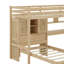 Lit mezzanine simple au-dessus de simple avec bureau-494991207
