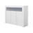Sideboard Storage Cabinet High Gloss With LED Light