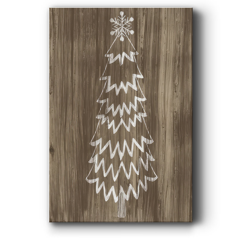 Toile tendue Barnwood Wonderland, H 18 po x l 12 po x P 1,5 po