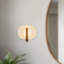 Lustre 9-in White dimmable LED Wall Sconce-1923978507