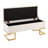 Freea Velvet Upholstered Storage Bench-476825069