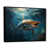 Black Floater Framed