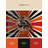 Machine Washable Aguilar Motocross Dirt Jump Bold & Eclectic Modern Starburst Rug in Red – Black Binding-1241480744
