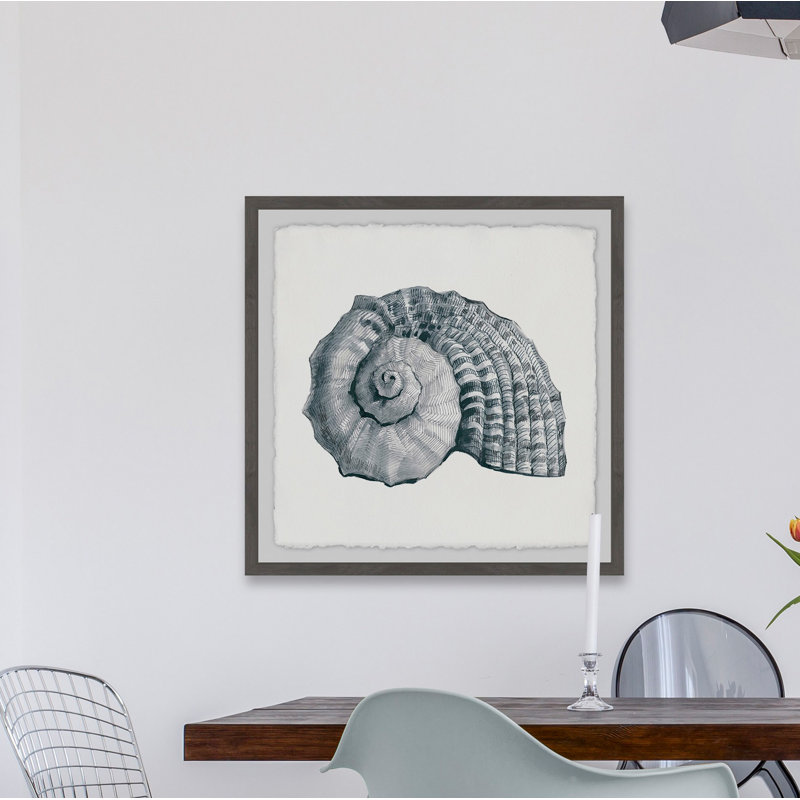 Luxur «Sturdy Shell» - Reproduction de cadre photo sur papier, H 24 po x l 24 po x P 1,5 po, Encadré gris