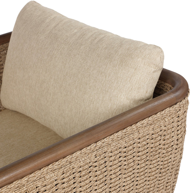 Elmira Outdoor Teak Swivel Lounge Chair