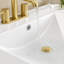 Meuble-lavabo avec cadre en bois massif et 3 tiroirs Damarquis