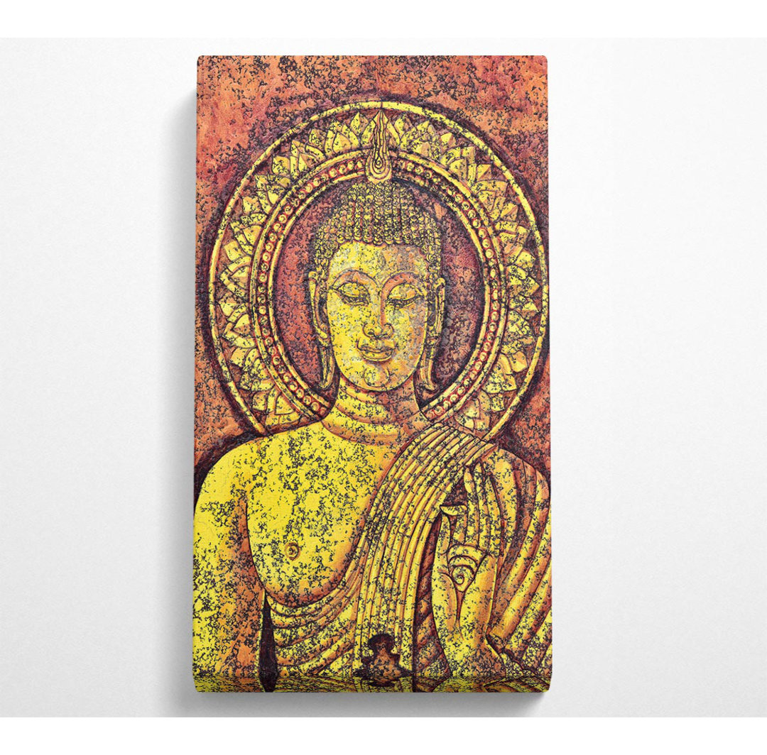 Caesyn Golden Buddha 1 - Kunstdrucke auf Leinwand