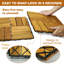 Carreaux de terrasse en bois d'acacia emboîtables 12 po x 12 po - paquet de 10, revêtement de sol intérieur et extérieur résistant aux intempéries et antidérapant-122427449-122427450