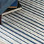 Tapis rayé bleu / blanc Steelman-2042294972