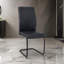 Ensemble de 2 chaises de salle à manger latérales Liam, similicuir capitonné, base en porte-à-faux-101190918-112864116