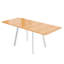Asyiah Extendable Metal Base Dining Table