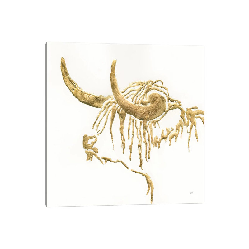 Gilded Highlander III by Chris Paschke - Wrapped Canvas Gallery-Wrapped Canvas Giclée, 30.48 cm H x 30.48 cm W