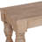 Braydan 60" Solid Wood Console Table with Hand-Turned Legs – Rustic Natural-1631761634