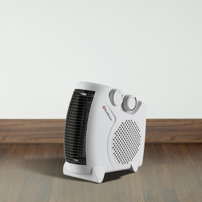 Rediffusion 0 BTU Electric Compact Space Heater with Adjustable Thermostat