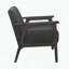 Chaise d'appoint profilée avec cadre gris antique-1281395762